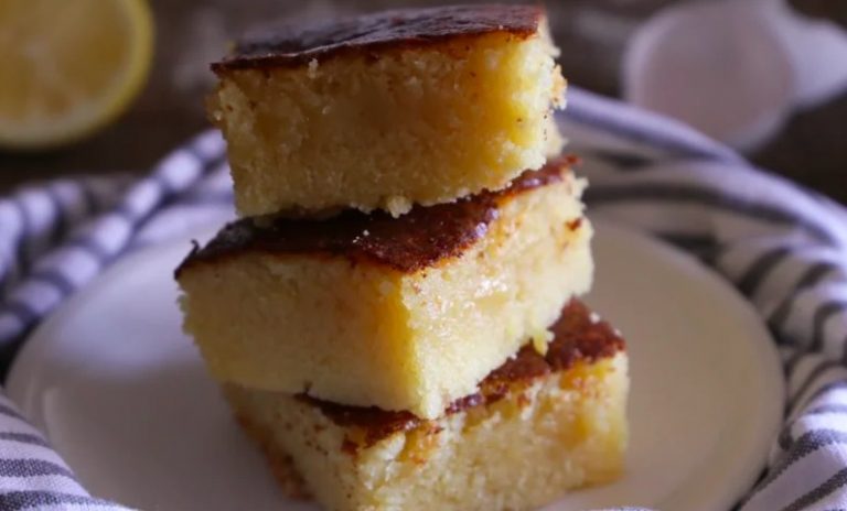 [Receta] Exquisitos Blondies de Limón