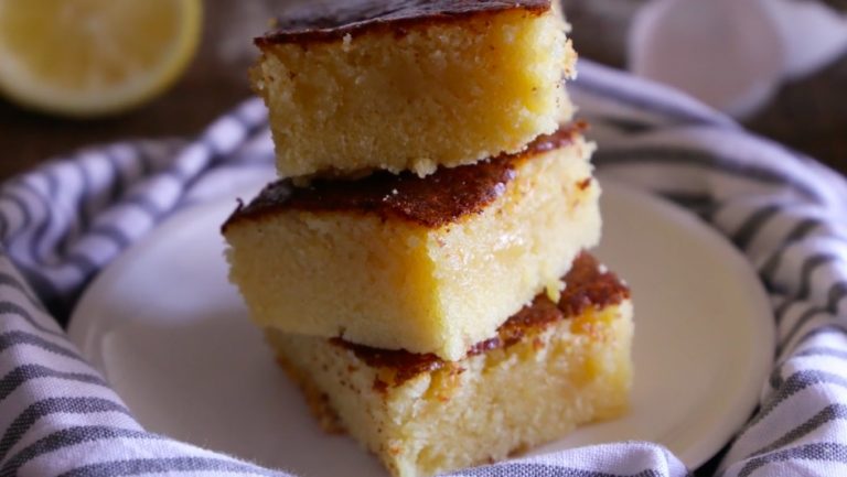 [Cocina] Prepara estos exquisitos blondies de limón