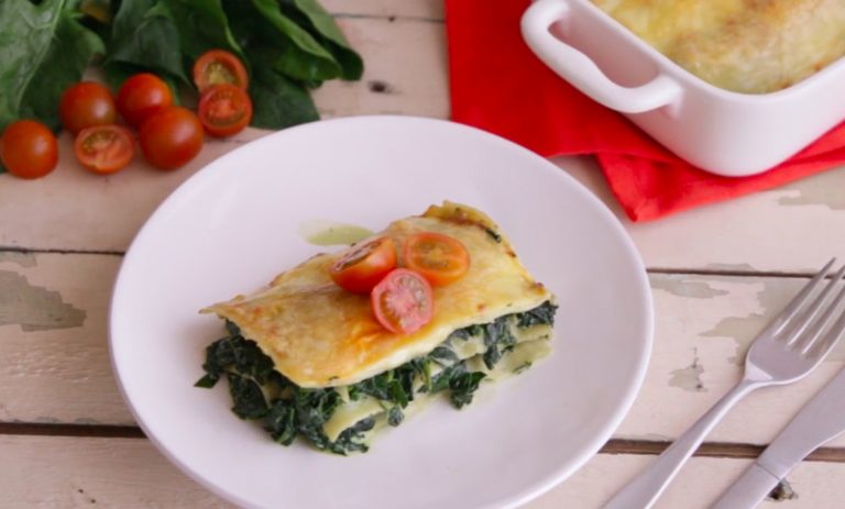 [Receta] Lasaña de espinaca