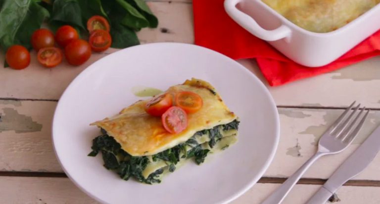 [Receta] Lasaña de espinaca
