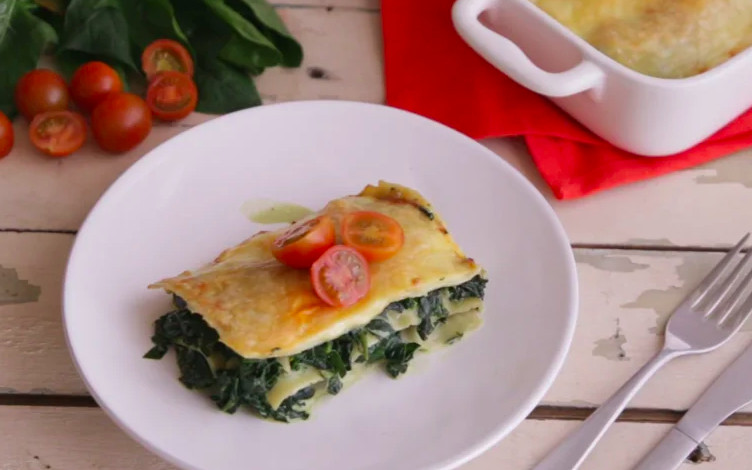 [Receta] Lasaña de espinaca