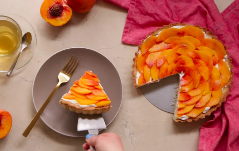 [Receta] Disfruta de esta deliciosa tartaleta de duraznos