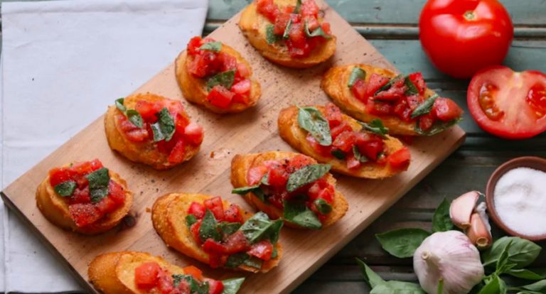 Prepara estas sabrosas bruschettas