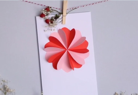 Grandes ideas con hecho en casa: Tarjeta Flor
