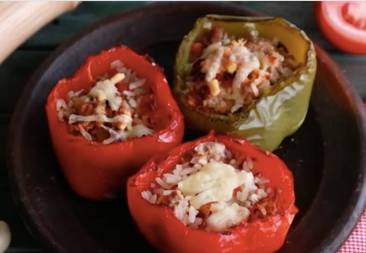 Deliciosos pimientos rellenos!