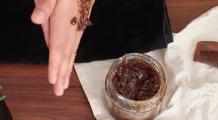 Exfoliante natural para manos