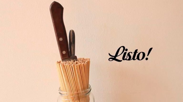 Crea un increíble porta cuchillos