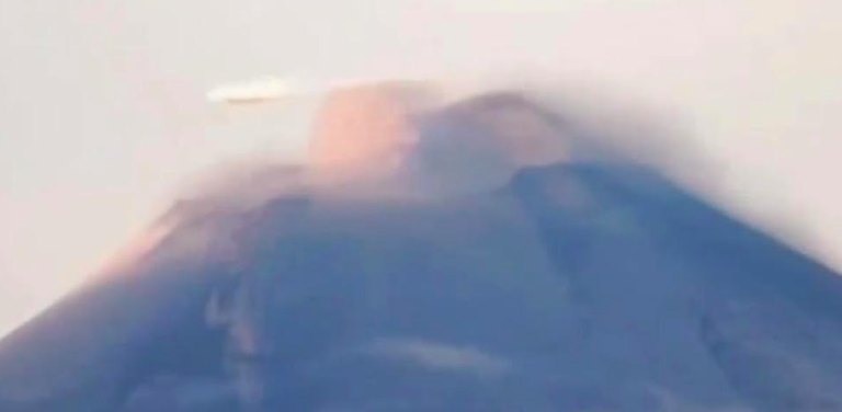 ¡Uno de los mejores avistamientos del año 2019 acaba de ocurrir sobre el volcán Popocatépetl!