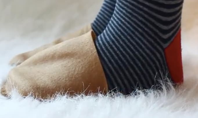 Fabrica tus propias pantuflas!