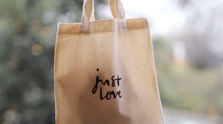 Bolso con serigrafía casera
