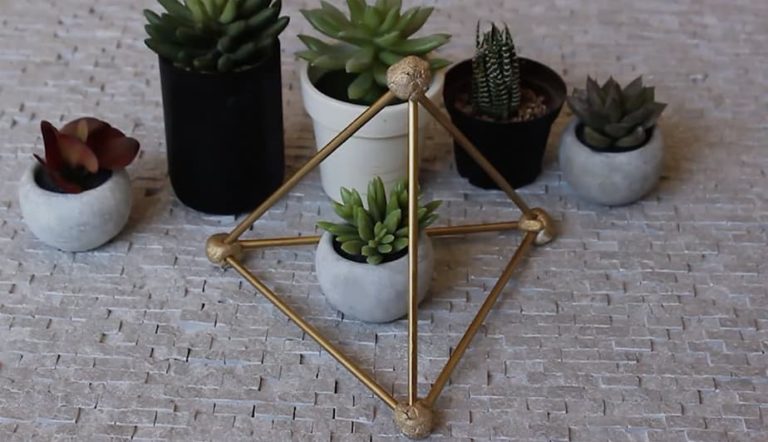 Crea una linda pirámide decorativa