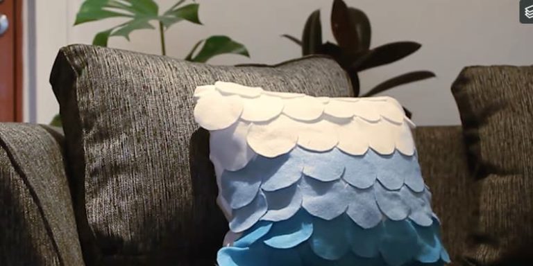 Deco: Cojín con escamas