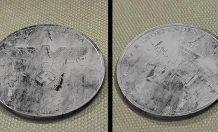Una misteriosa moneda Nazi del año 2039 fue encontrada en una construcción en México ¿Viajes en el tiempo?¿Mundos paralelos?