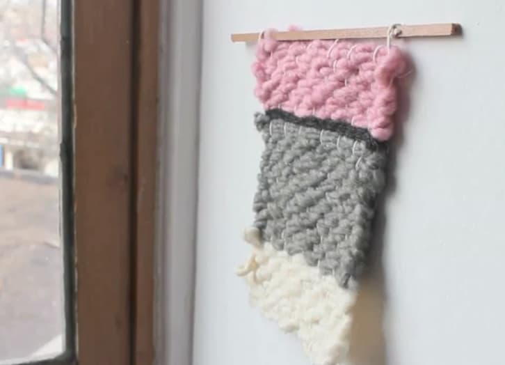 Crea un precioso telar decorativo