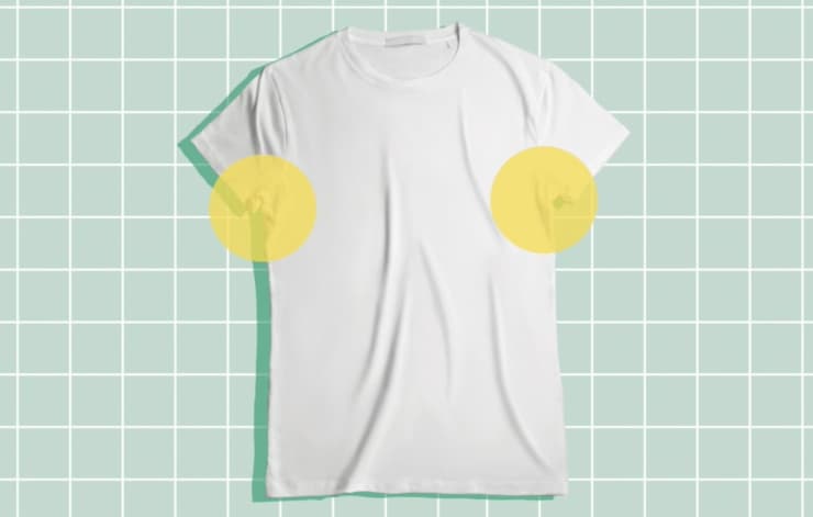 Cuida tu ropa de las manchas de sudor