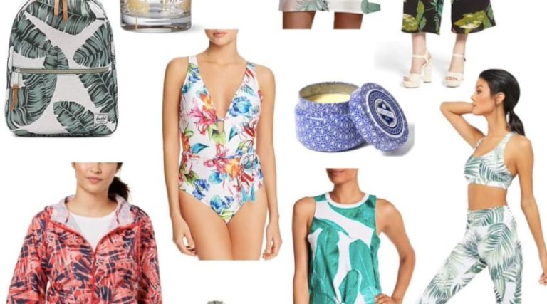 Los estampados floreados siguen de moda