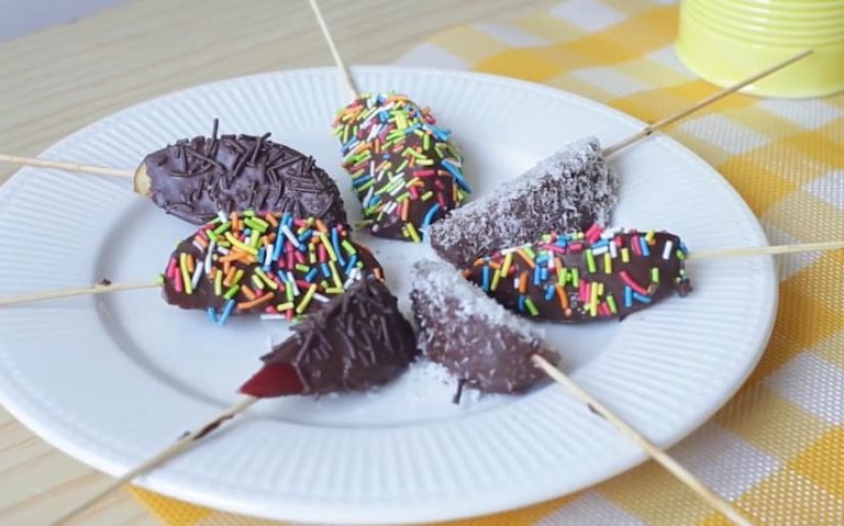 Ricos pinchos de manzana