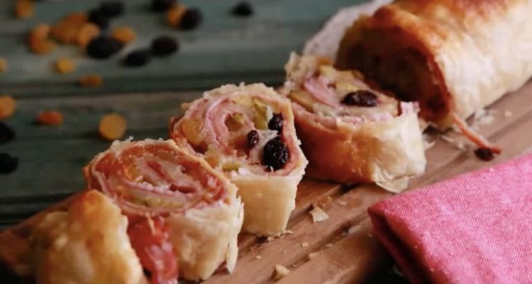 Exquisito pan de jamón para preparar en casa