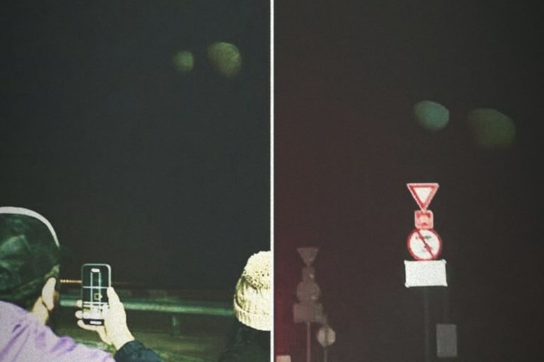 ¡Decenas de testigos vieron y grabaron en el cielo la impresionante aparición de dos planetas gigantescos!