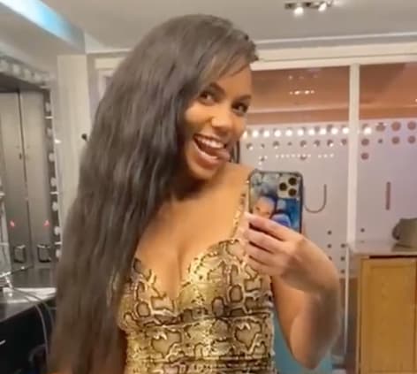 Así se prepara Betsy Camino para sus apariciones en TV