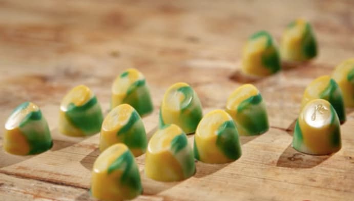 Deliciosos bombones de maracuyá