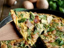 [Receta] Omelette de espinaca y champiñón