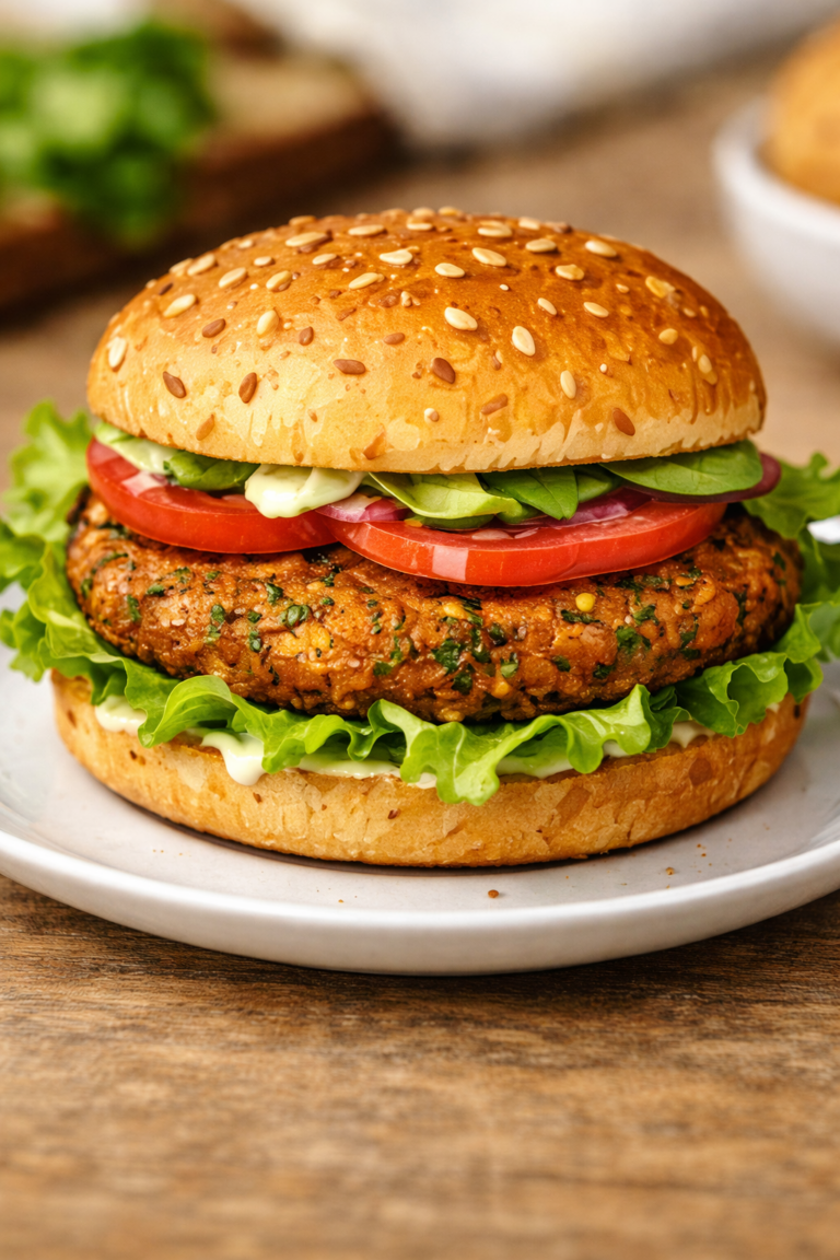 [Cocina] Deliciosas hamburguesas tipo falafel