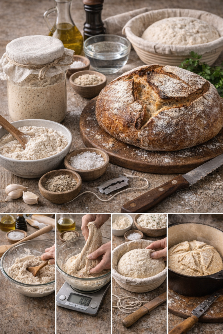 Cómo hacer tu propio pan de masa madre en casa